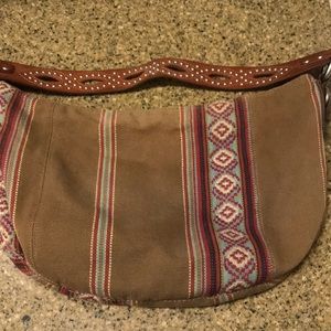 Fossil western hobo bag